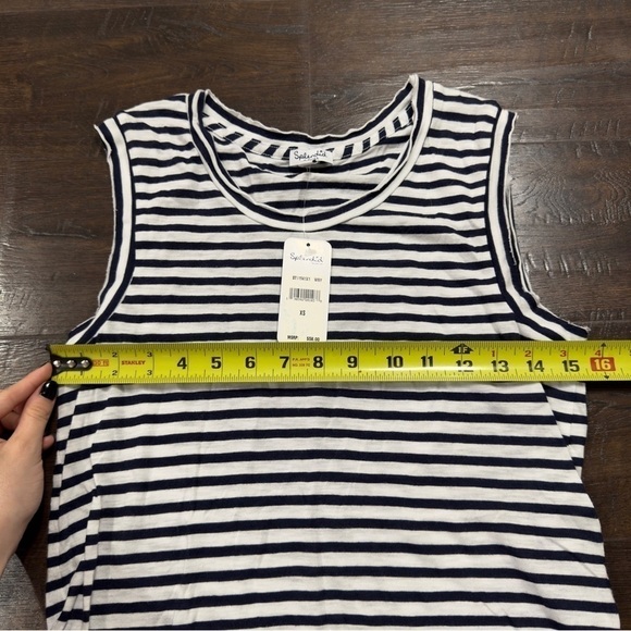 Splendid Navy Striped Sleeveless Tank Top Size XS Women - Picture 8 of 8